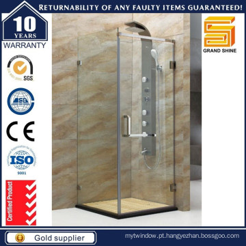 Portas de vidro de alta qualidade do chuveiro de Frameless / projeto simples da caixa de chuveiro